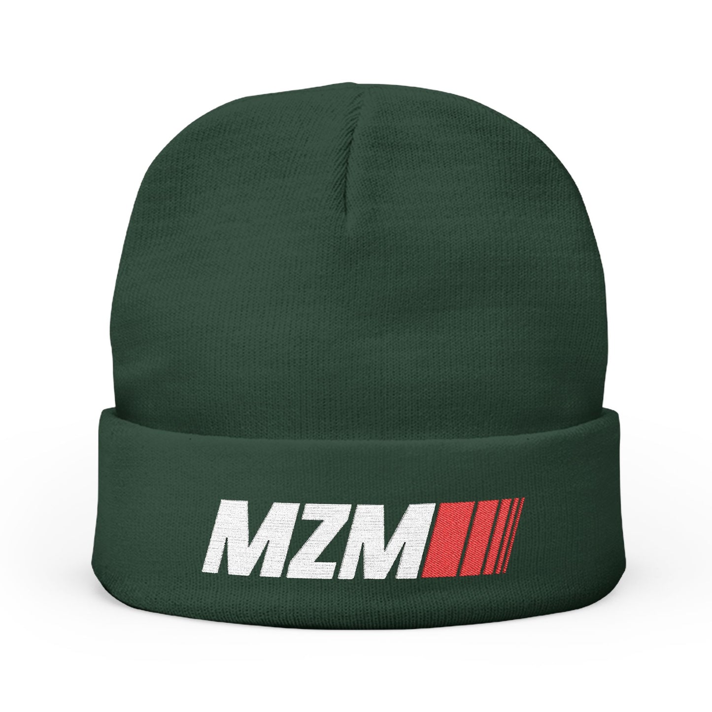 MZM Knit Beanie Embroidered