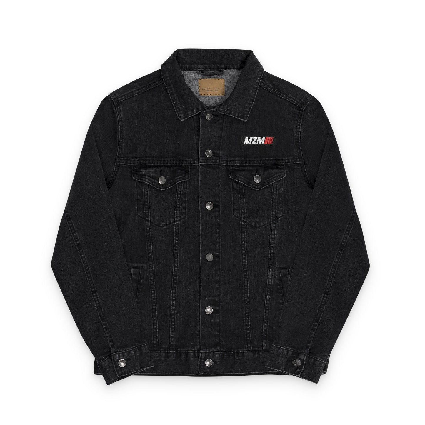 MZM Embroidered Denim Jacket