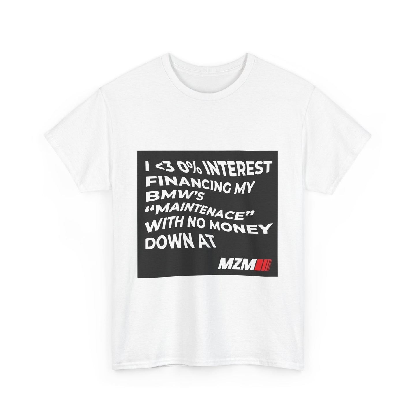 0% APR "Maintenace" Heavy Cotton Tee