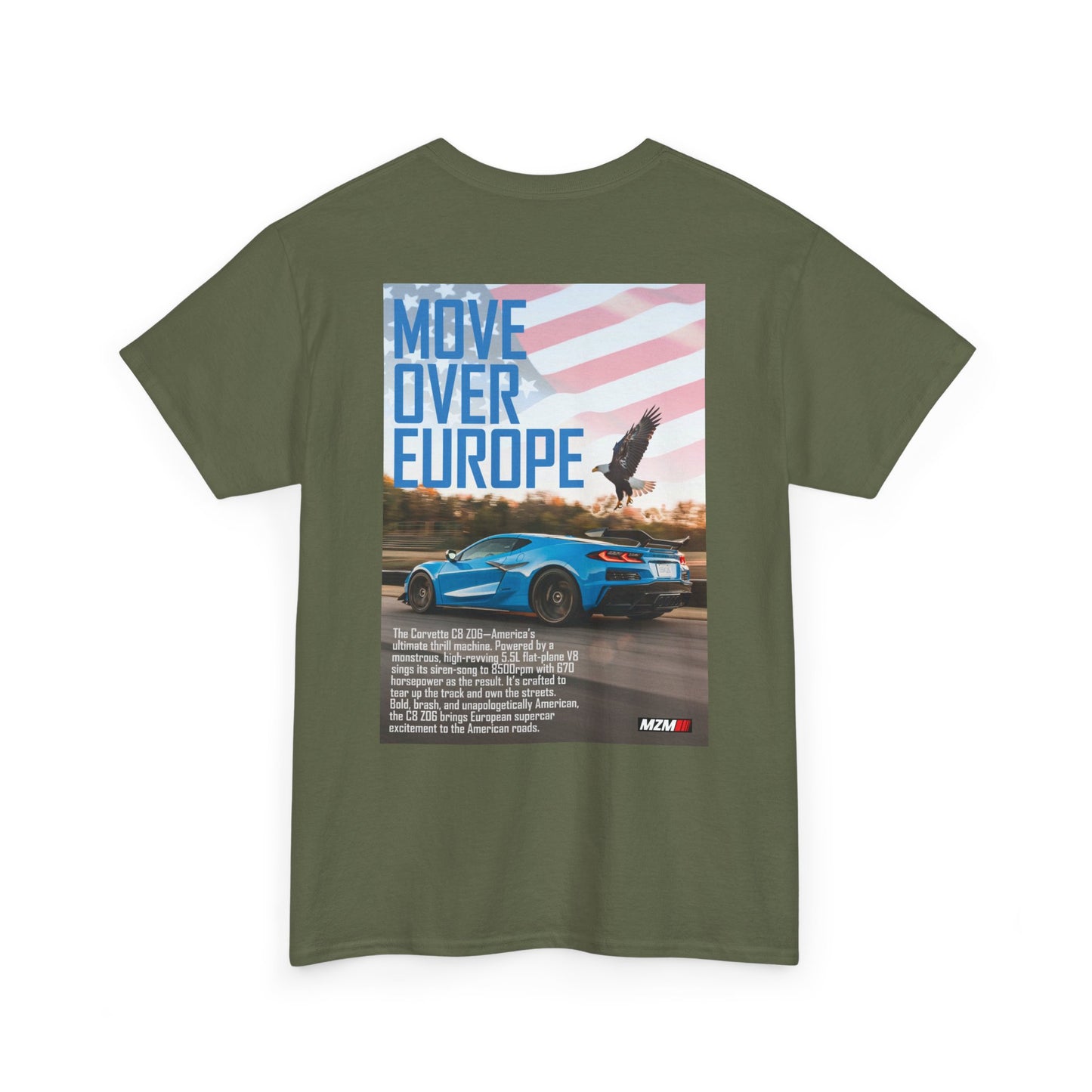 C8 ZO6 America Heavy Cotton Tee