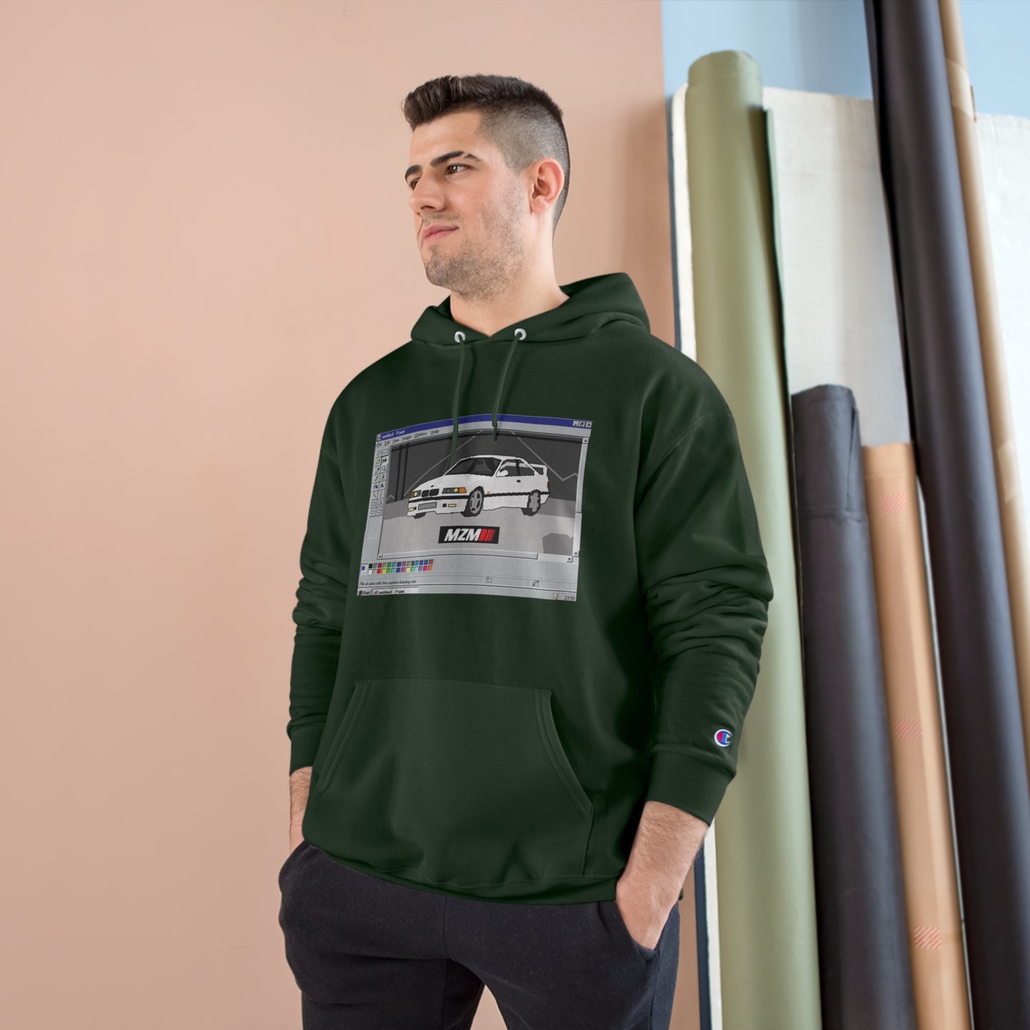 E36 MS Paint Champion Hoodie