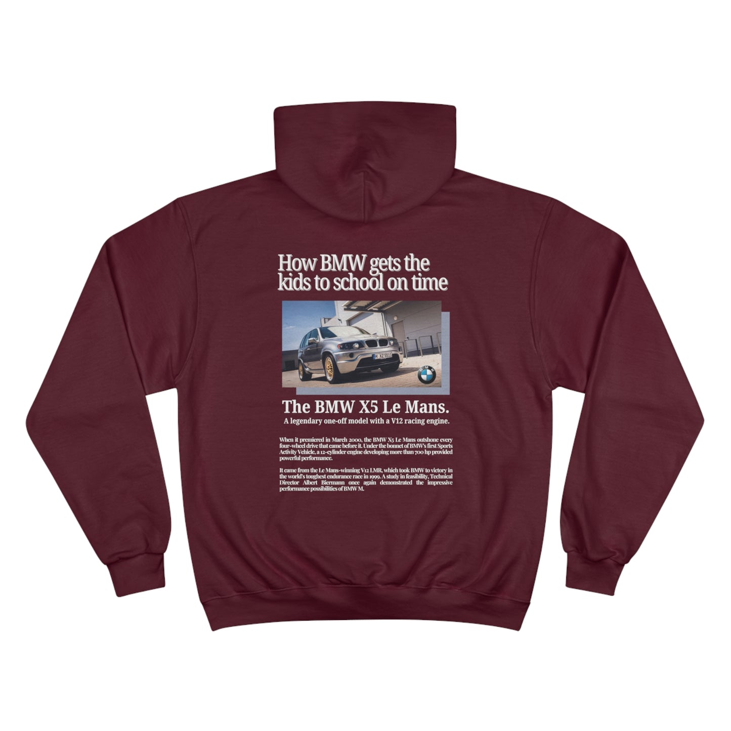 BMW X5 Le Mans Champion Hoodie