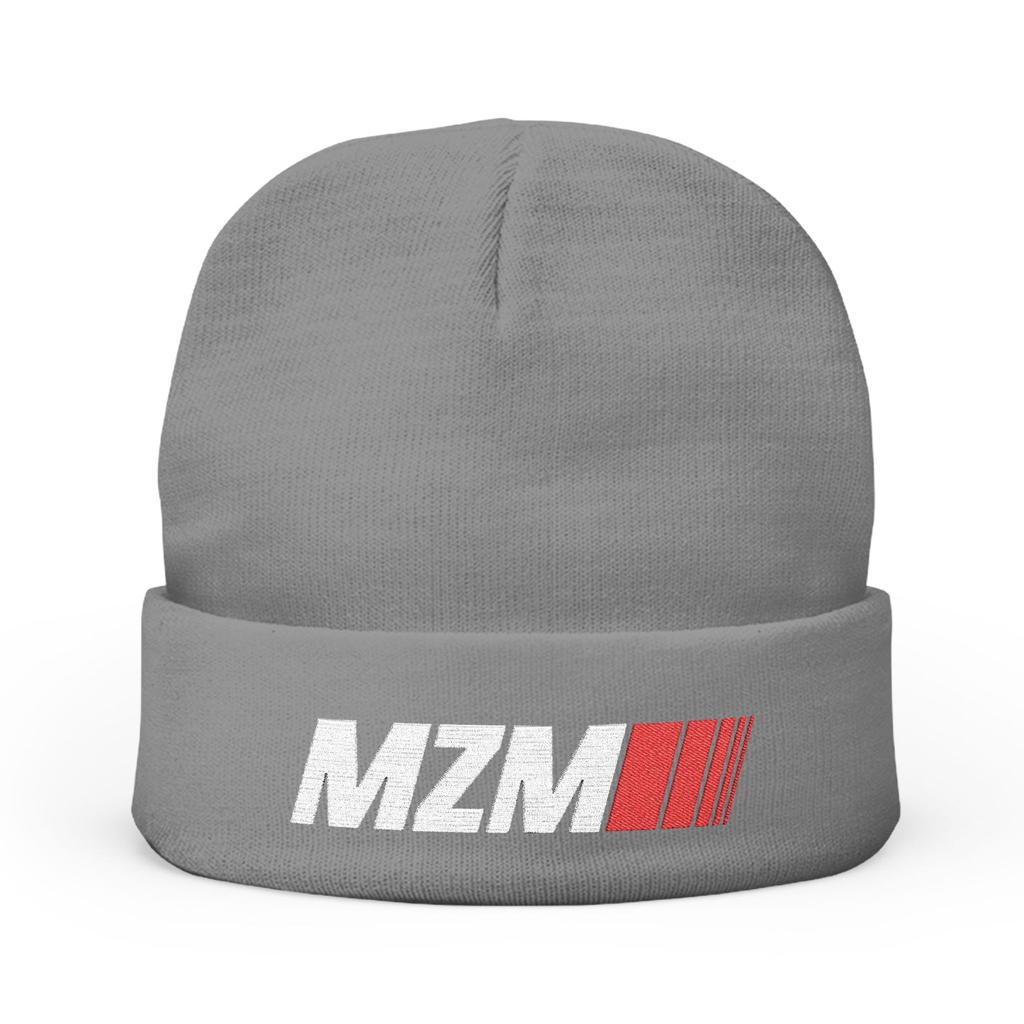 MZM Knit Beanie Embroidered