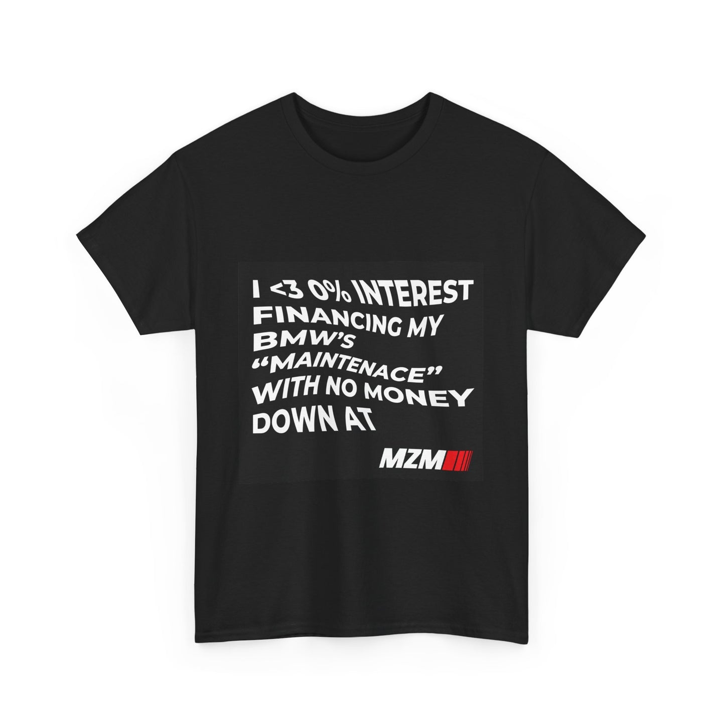 0% APR "Maintenace" Heavy Cotton Tee