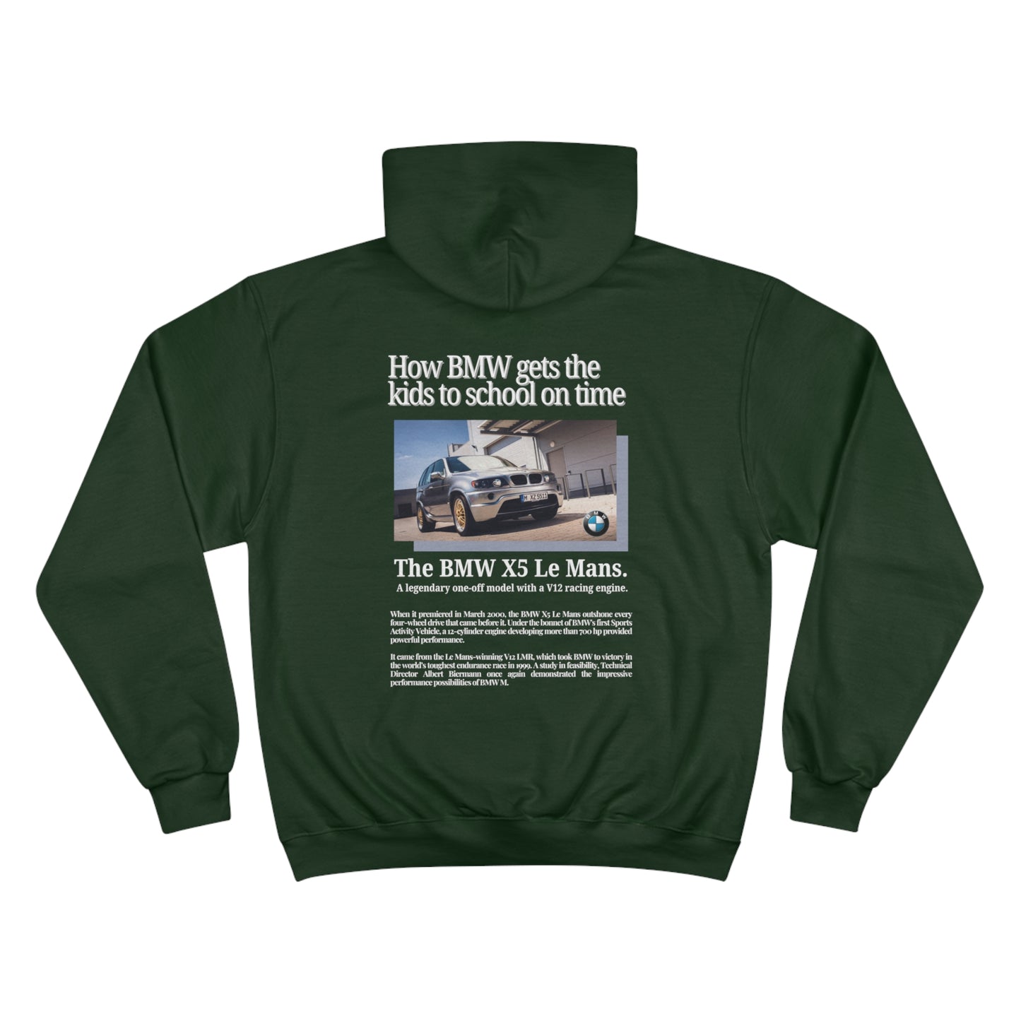 BMW X5 Le Mans Champion Hoodie