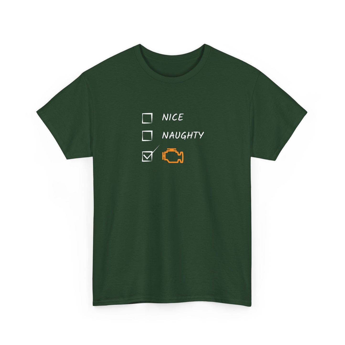 Naughty, Nice, CEL Heavy Cotton Tee