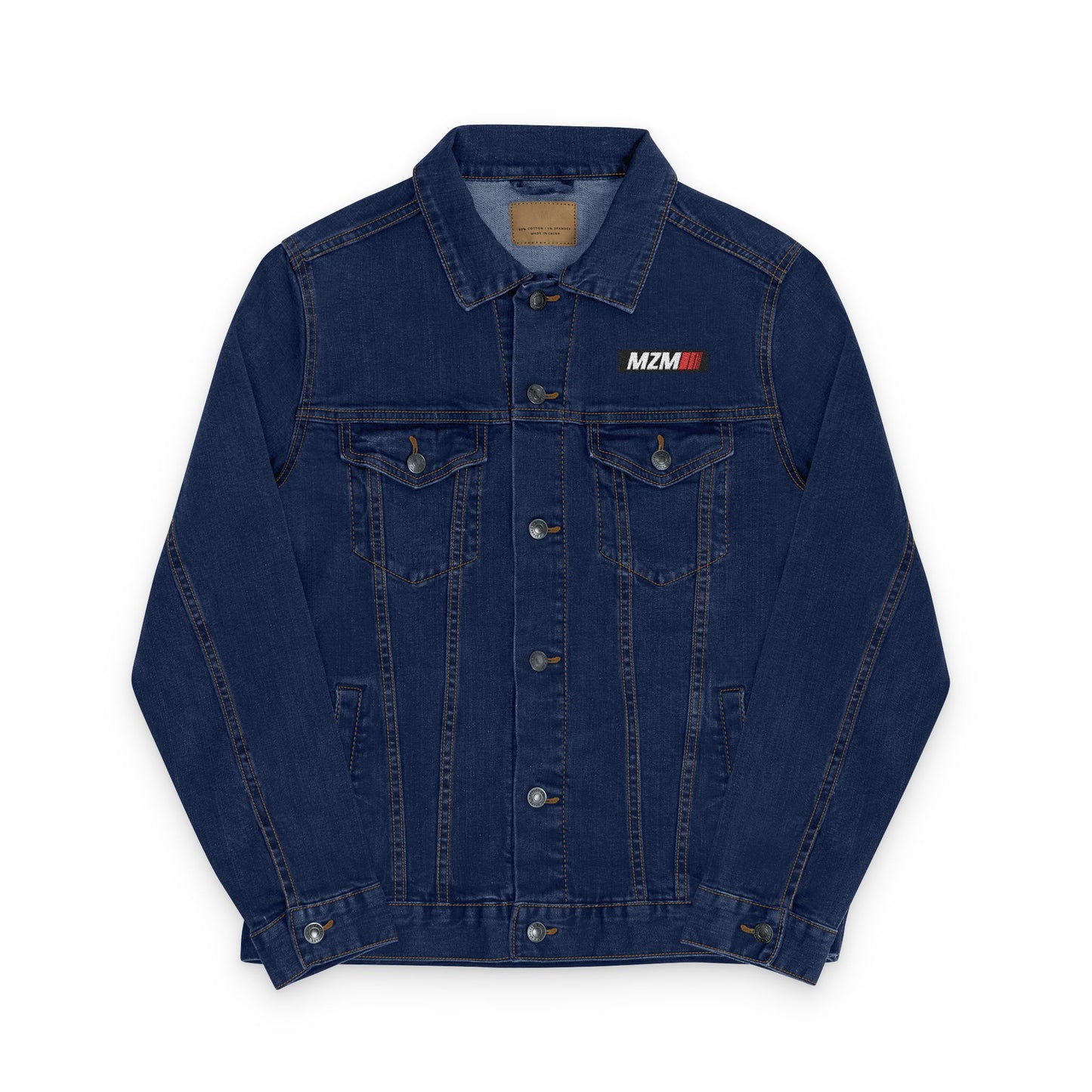 MZM Embroidered Denim Jacket