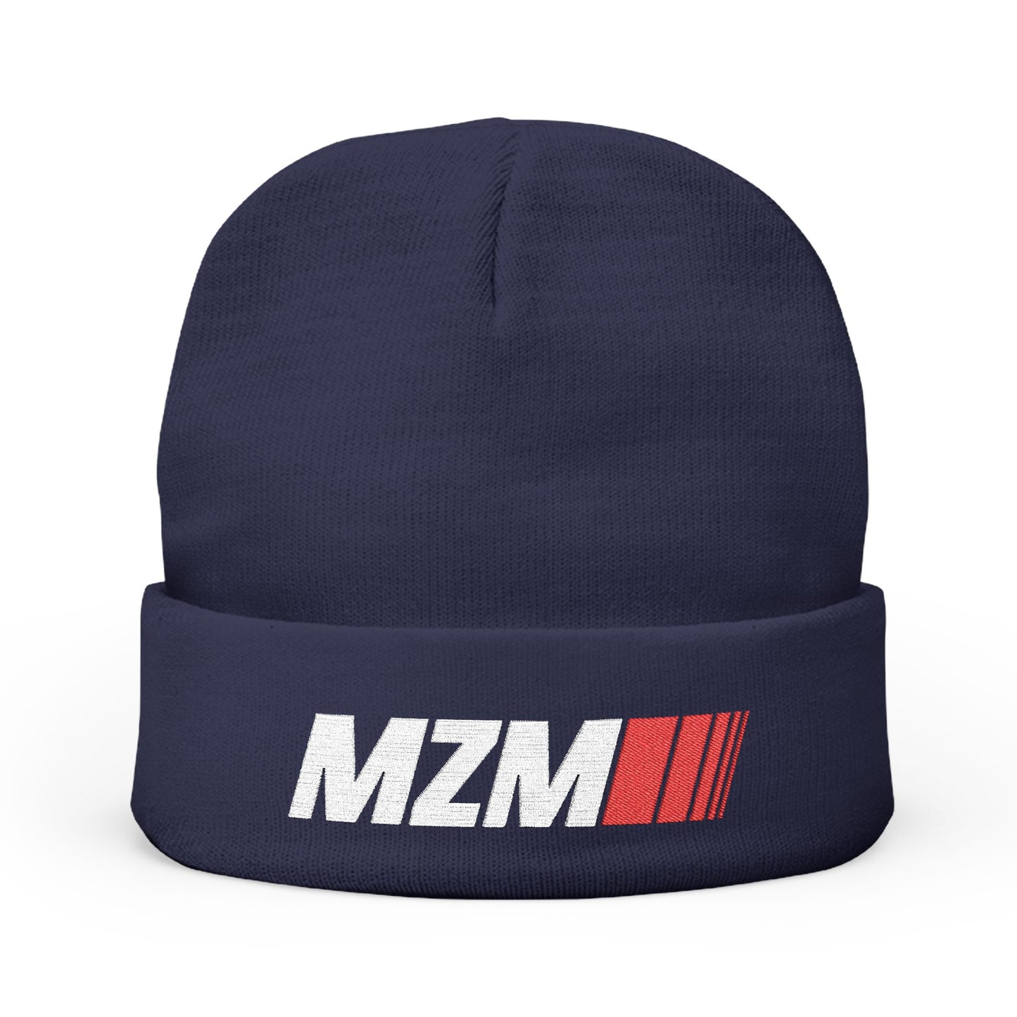 MZM Knit Beanie Embroidered