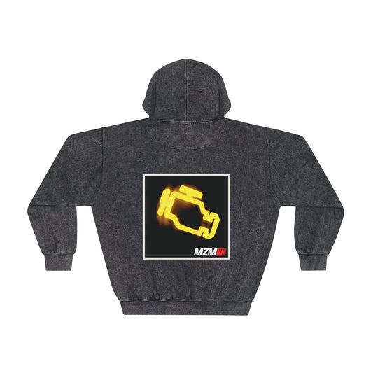 Check Engine Mineral Wash Hoodie
