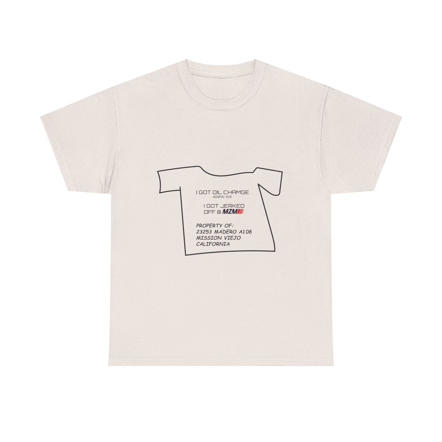 Oil Chamge Heavy Cotton Tee