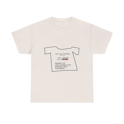 Oil Chamge Heavy Cotton Tee