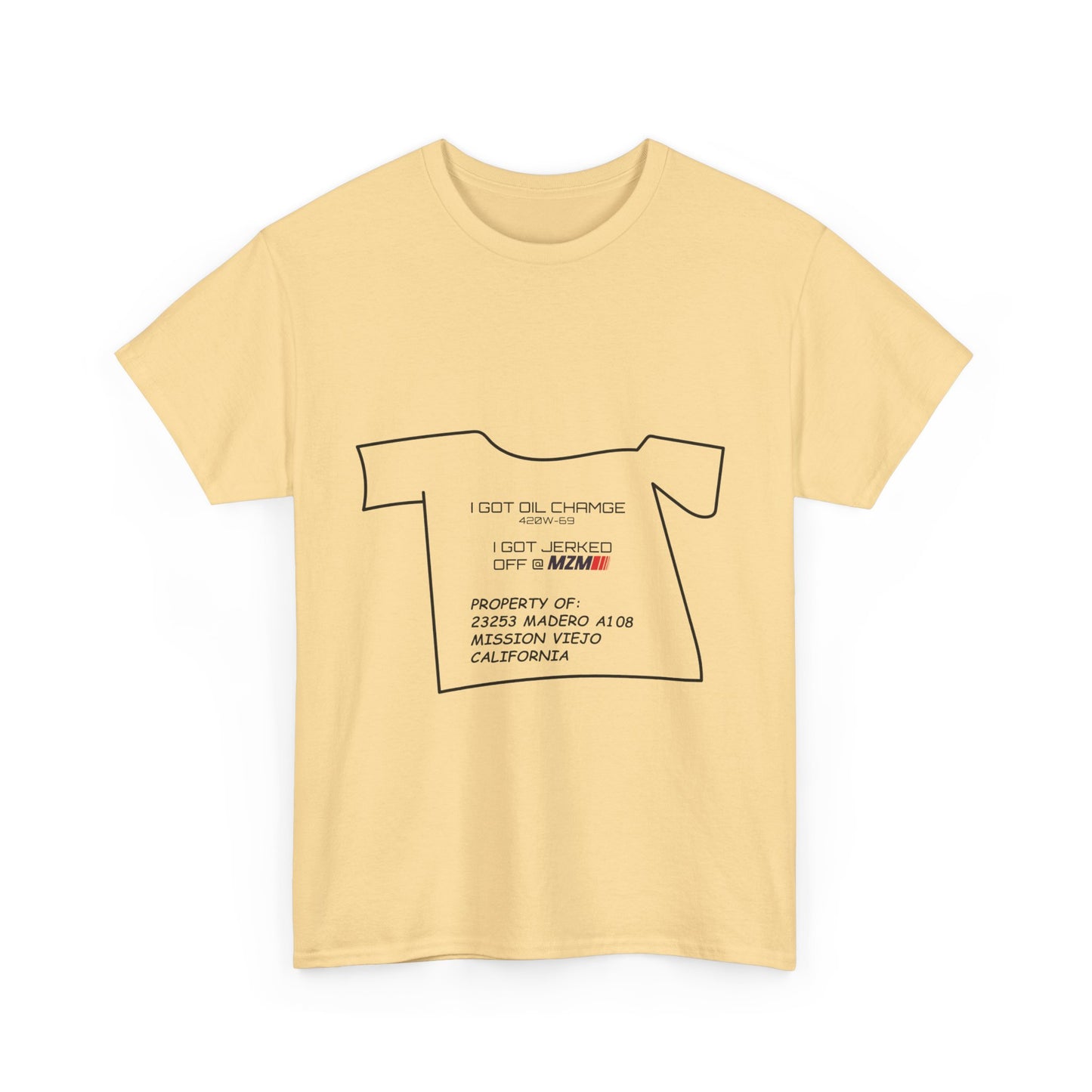 Oil Chamge Heavy Cotton Tee