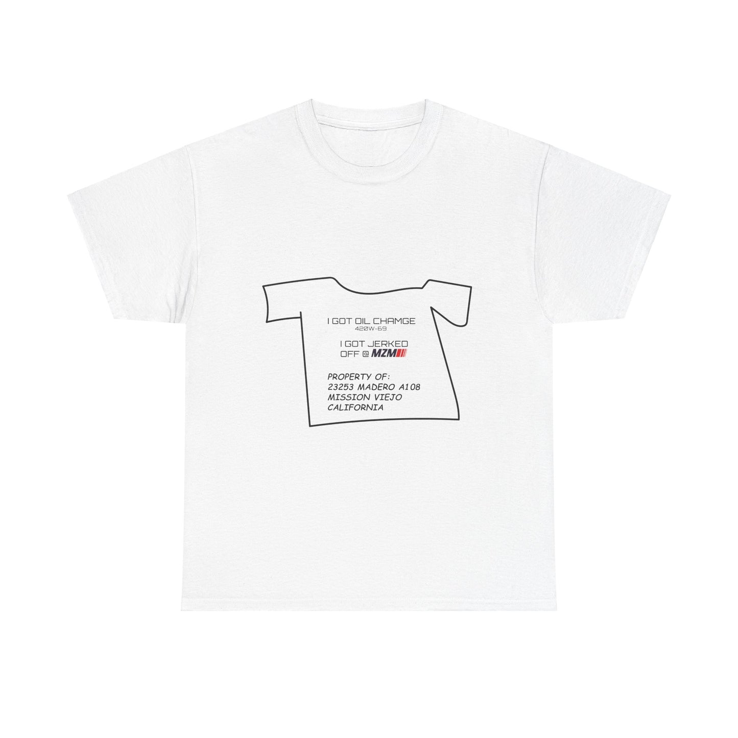 Oil Chamge Heavy Cotton Tee