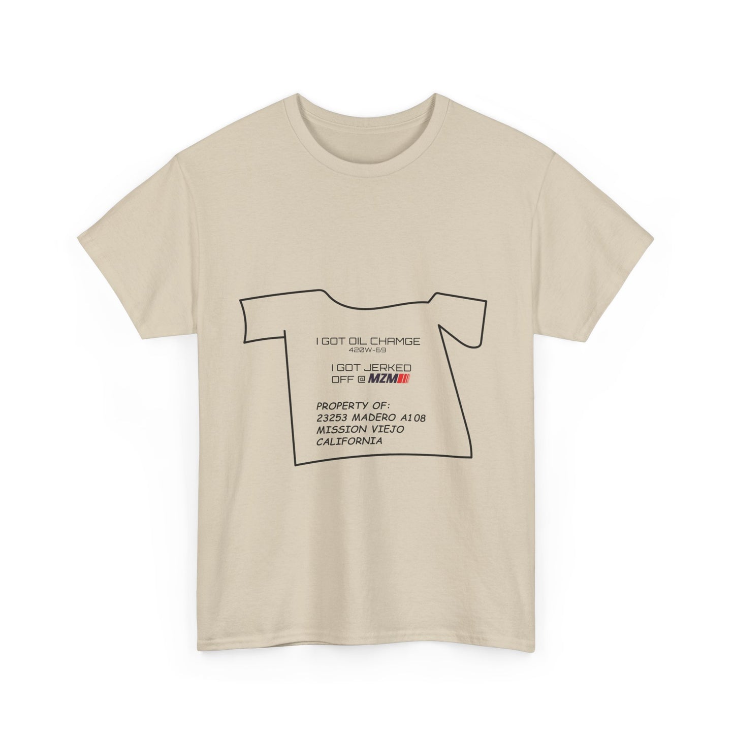 Oil Chamge Heavy Cotton Tee