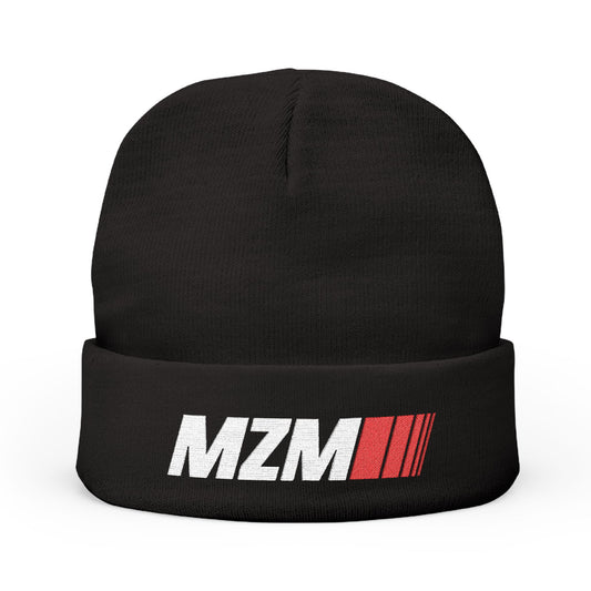 MZM Knit Beanie Embroidered