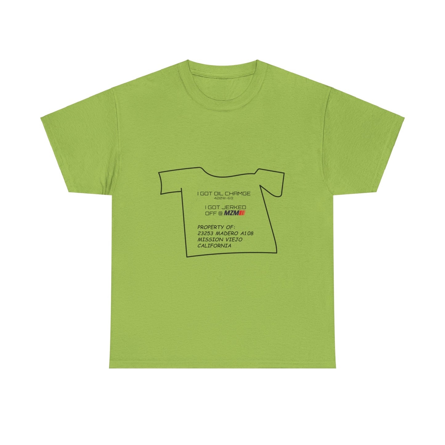 Oil Chamge Heavy Cotton Tee