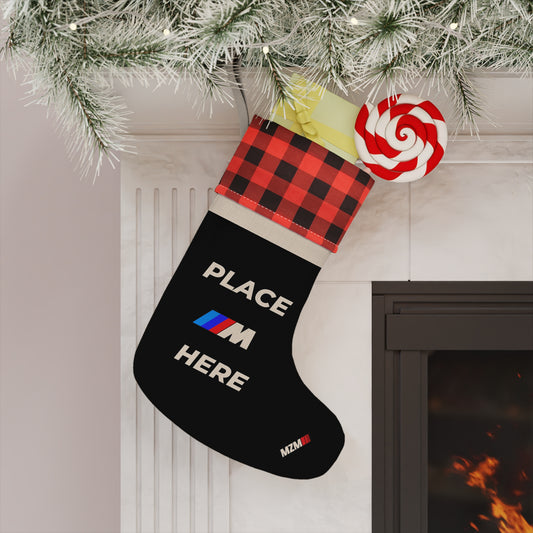 Place "M" Christmas Stocking