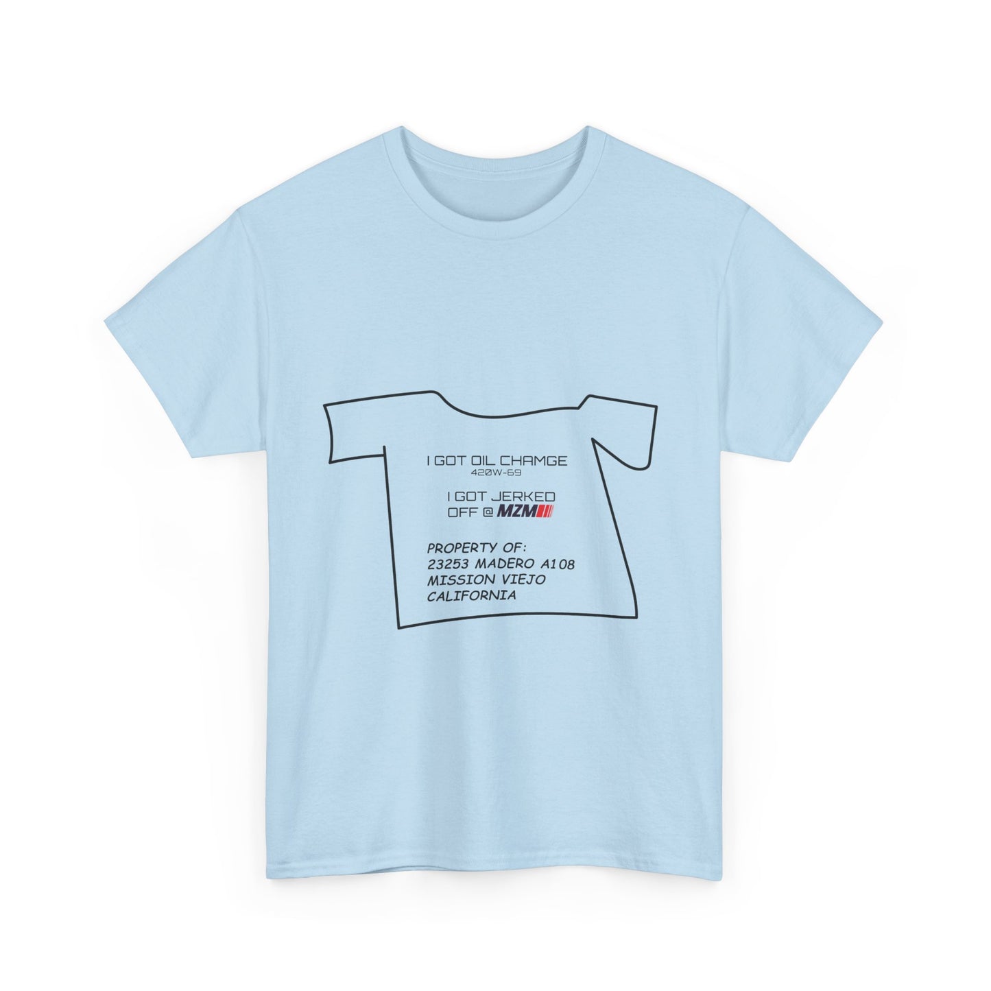 Oil Chamge Heavy Cotton Tee