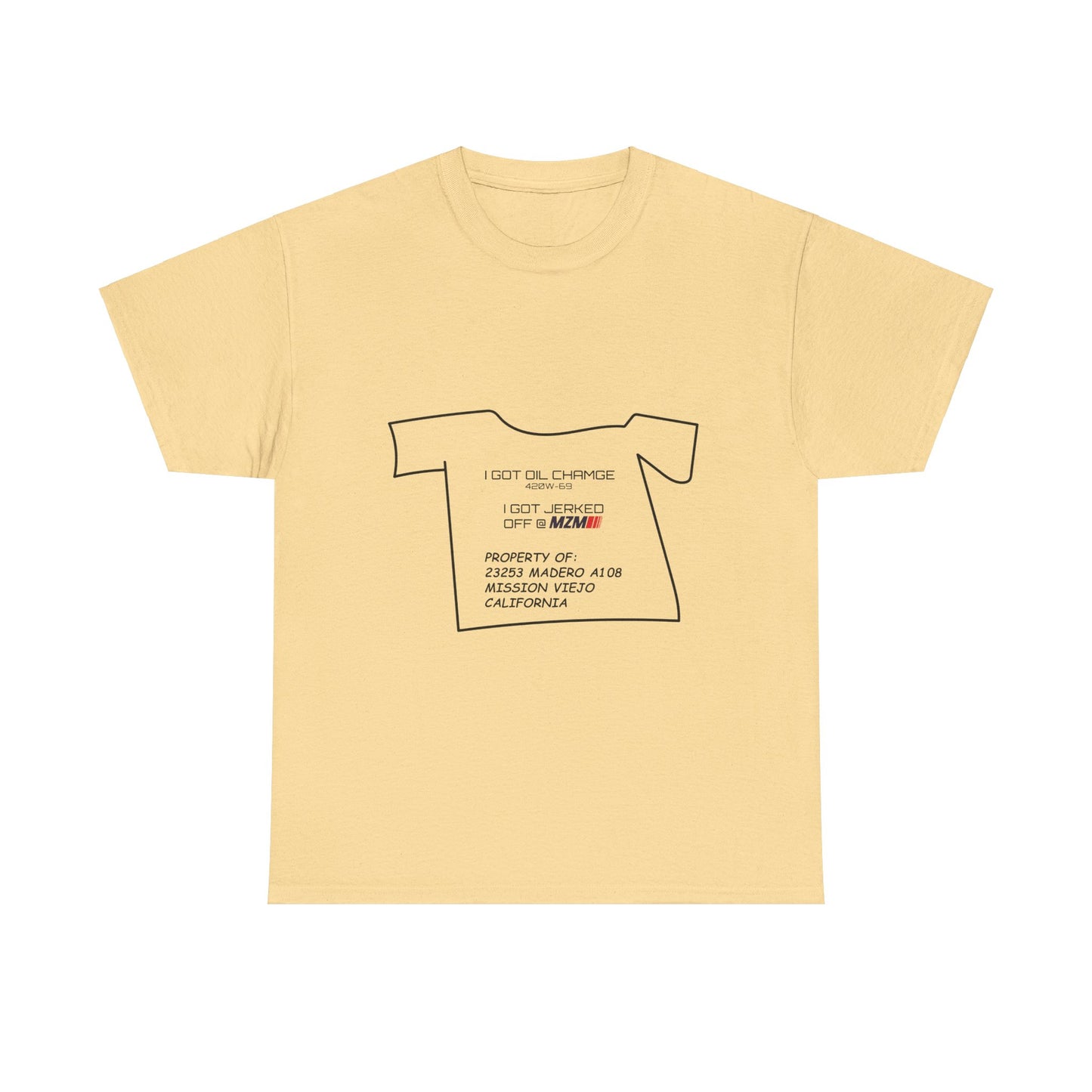 Oil Chamge Heavy Cotton Tee