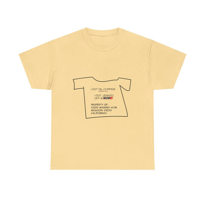 Oil Chamge Heavy Cotton Tee