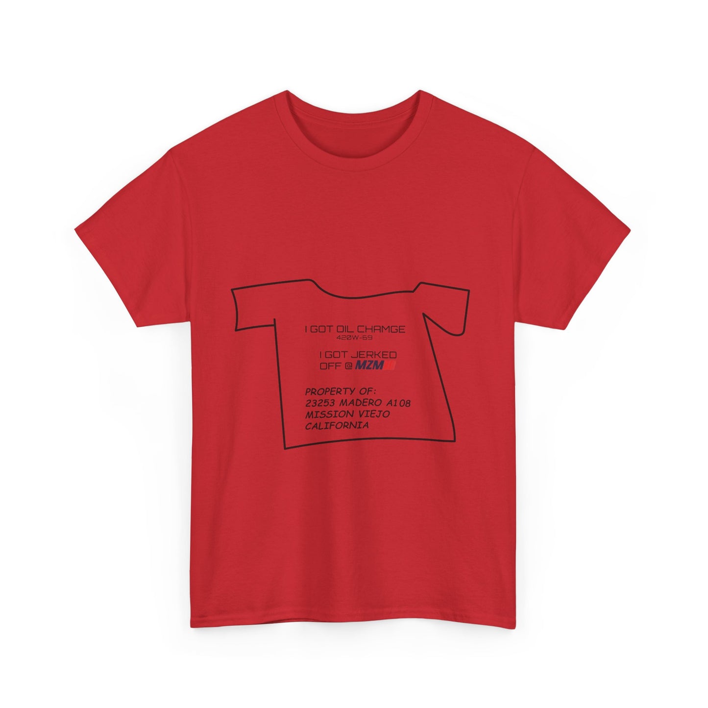 Oil Chamge Heavy Cotton Tee