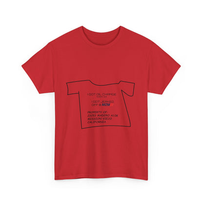 Oil Chamge Heavy Cotton Tee
