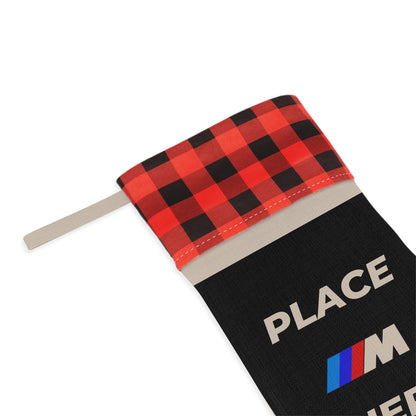 Place "M" Christmas Stocking