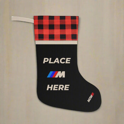 Place "M" Christmas Stocking