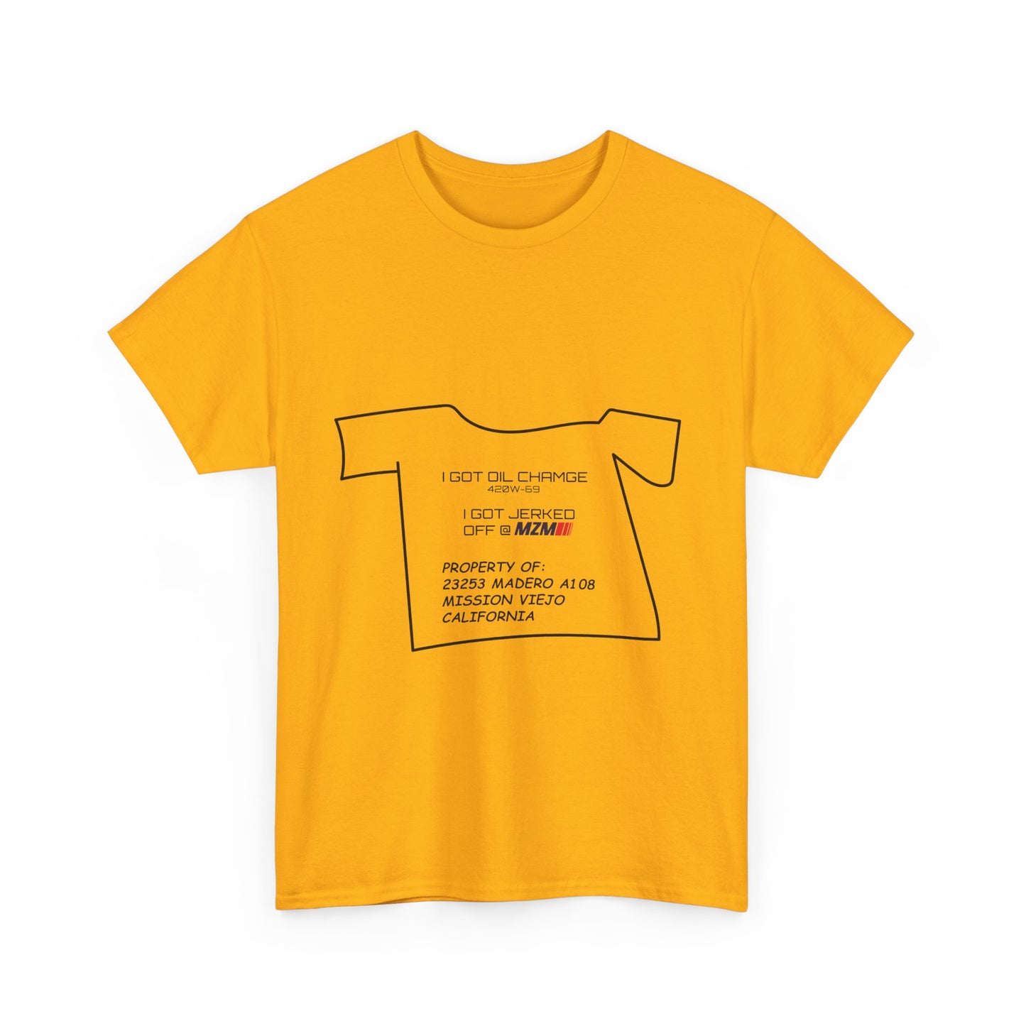 Oil Chamge Heavy Cotton Tee