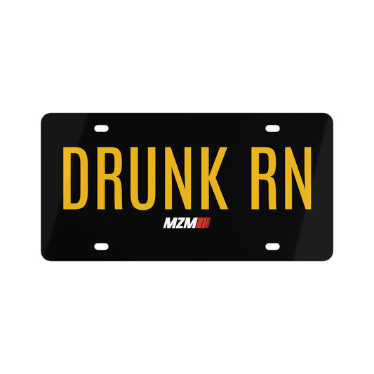 DRUNK RN License Plate