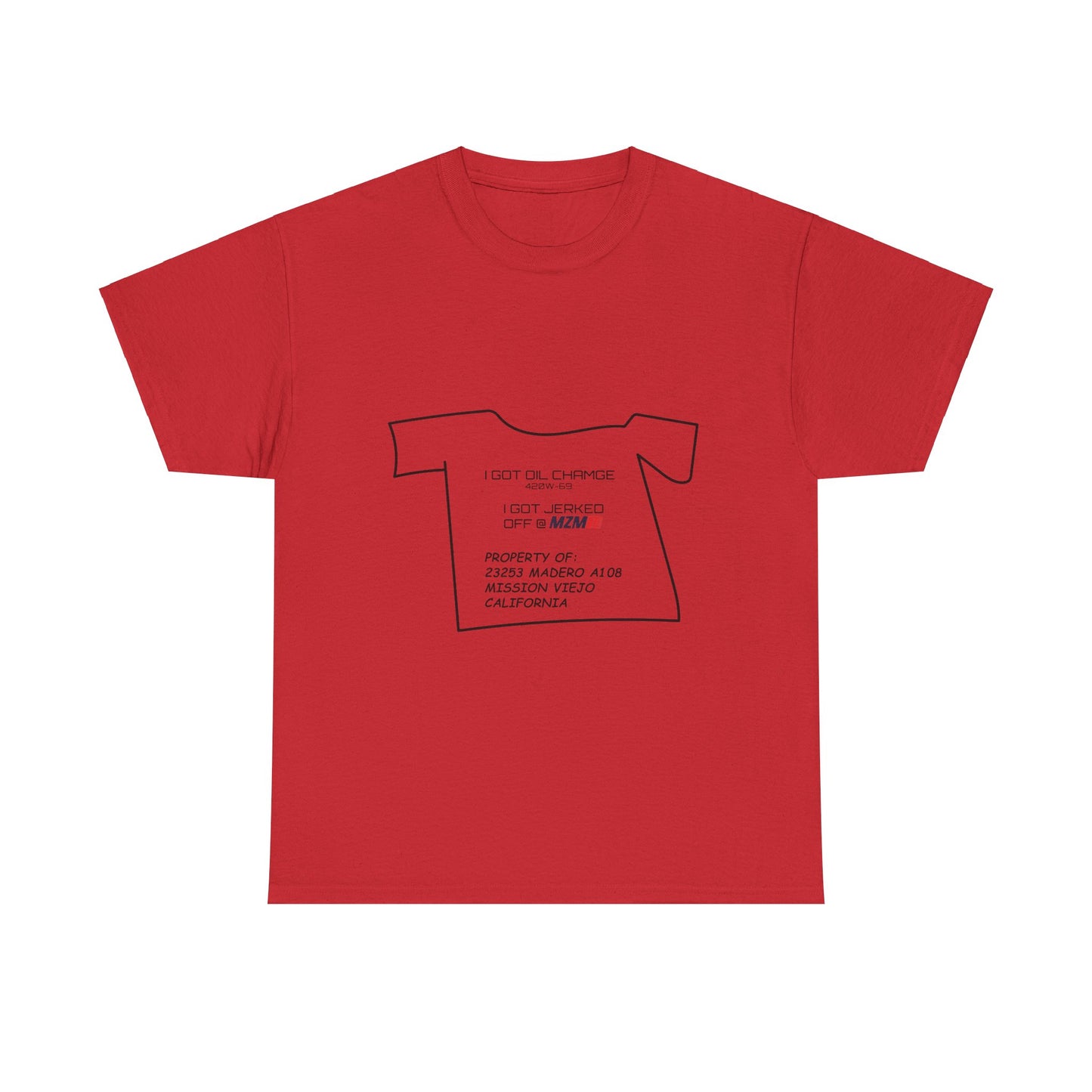 Oil Chamge Heavy Cotton Tee
