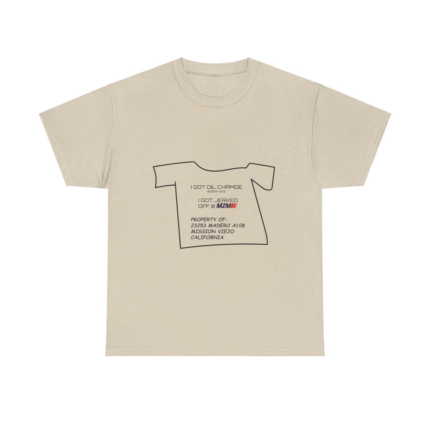 Oil Chamge Heavy Cotton Tee
