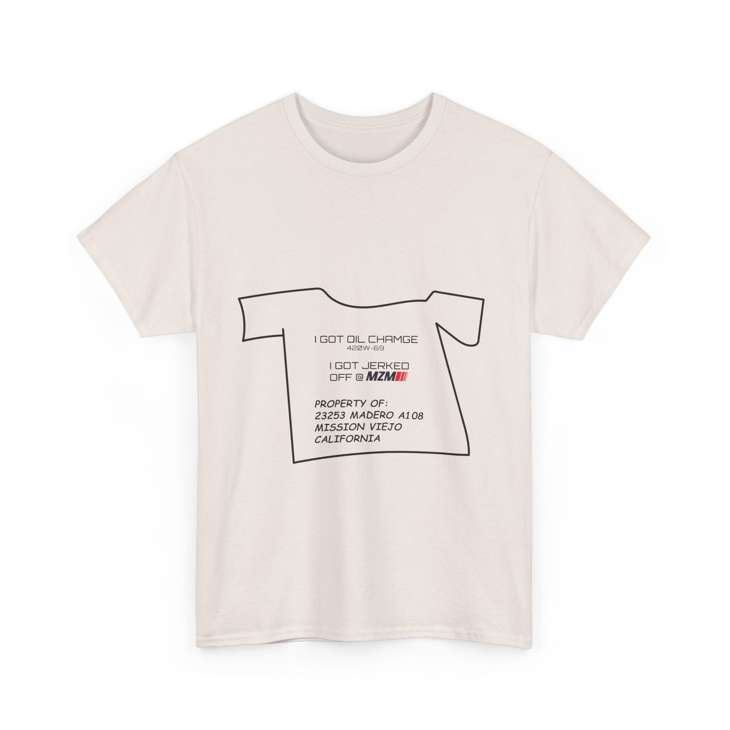 Oil Chamge Heavy Cotton Tee