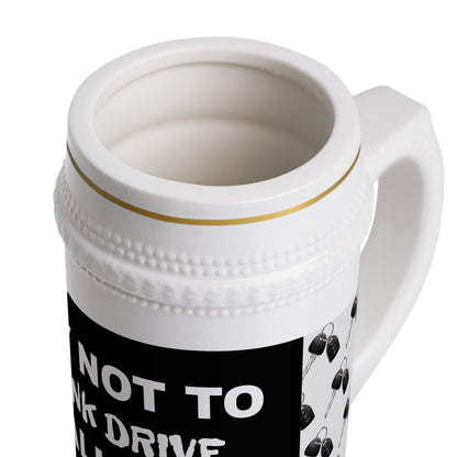 Drinky Drive Beer Stein Mug