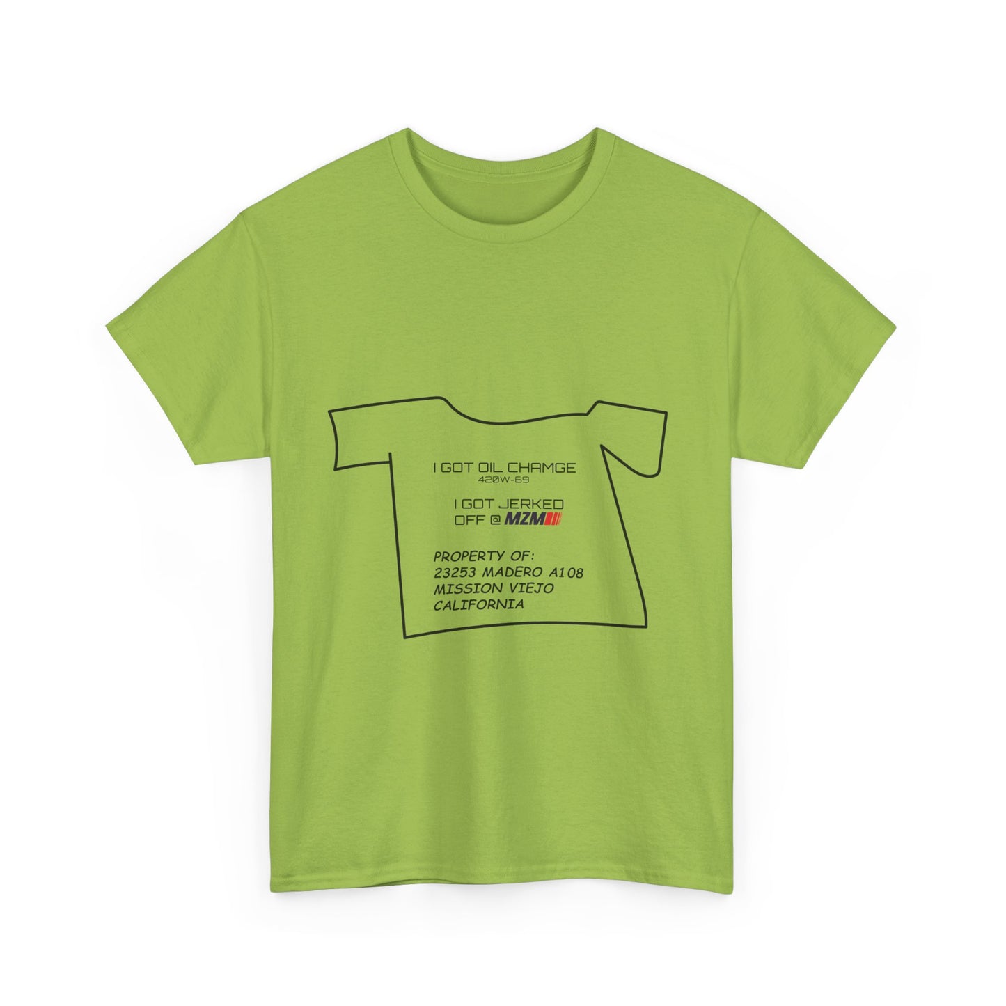 Oil Chamge Heavy Cotton Tee