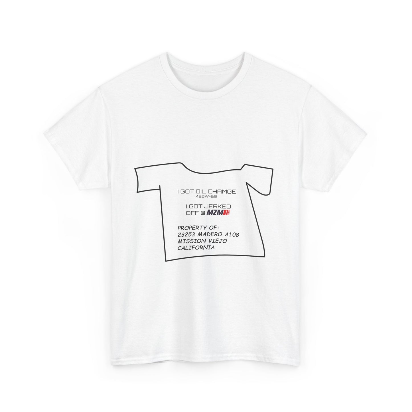 Oil Chamge Heavy Cotton Tee