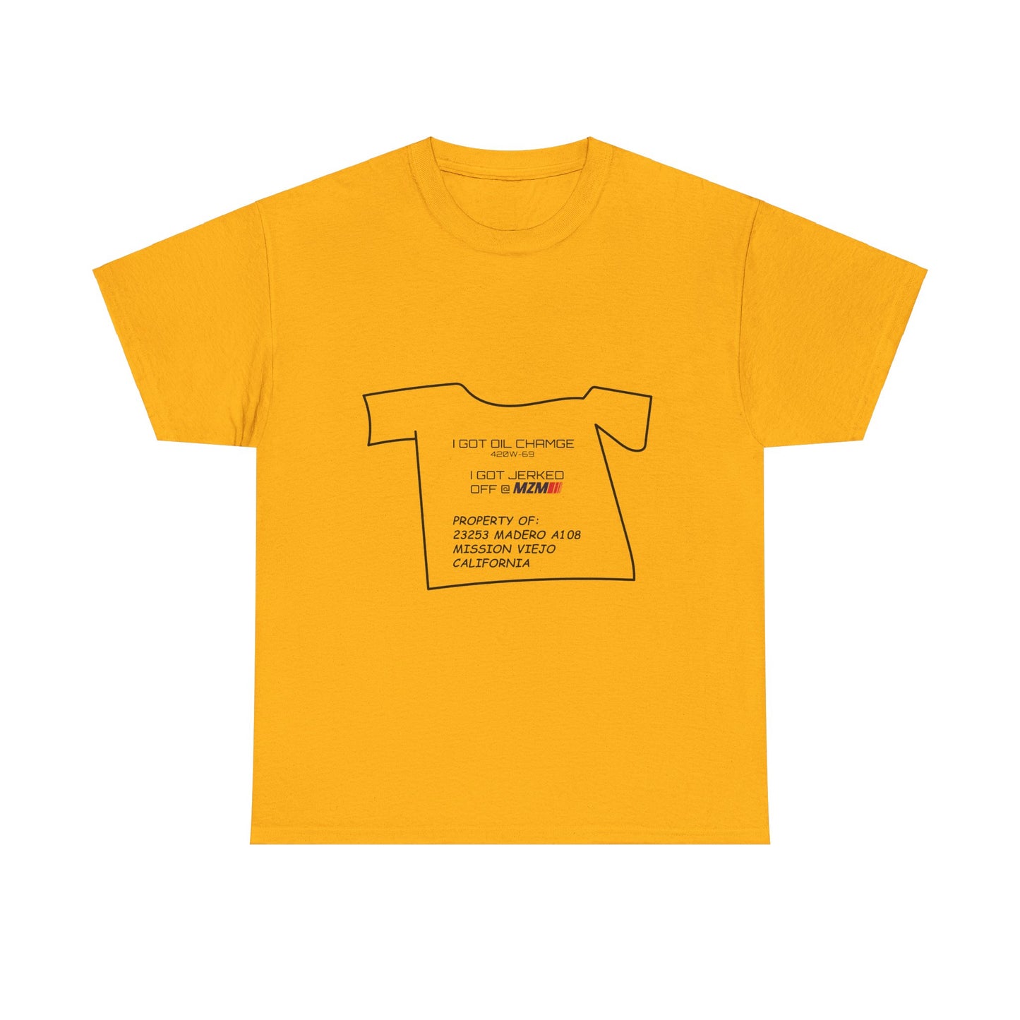 Oil Chamge Heavy Cotton Tee