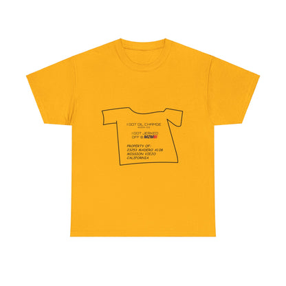 Oil Chamge Heavy Cotton Tee
